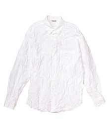 WRINKLED WASHED FINX TWILL SHIRT　A24SS02FW