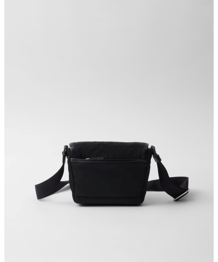 Re-Nylon xサフィアーノレザー ショルダーバッグ Re-Nylon xサフィアーノレザー ショルダーバッグ