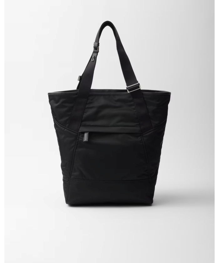 Re-Nylon xレザー トートバッグ 2VG120_2DW3_F0002_V_OOO Re-Nylon xレザー トートバッグ 2VG120_2DW3_F0002_V_OOO