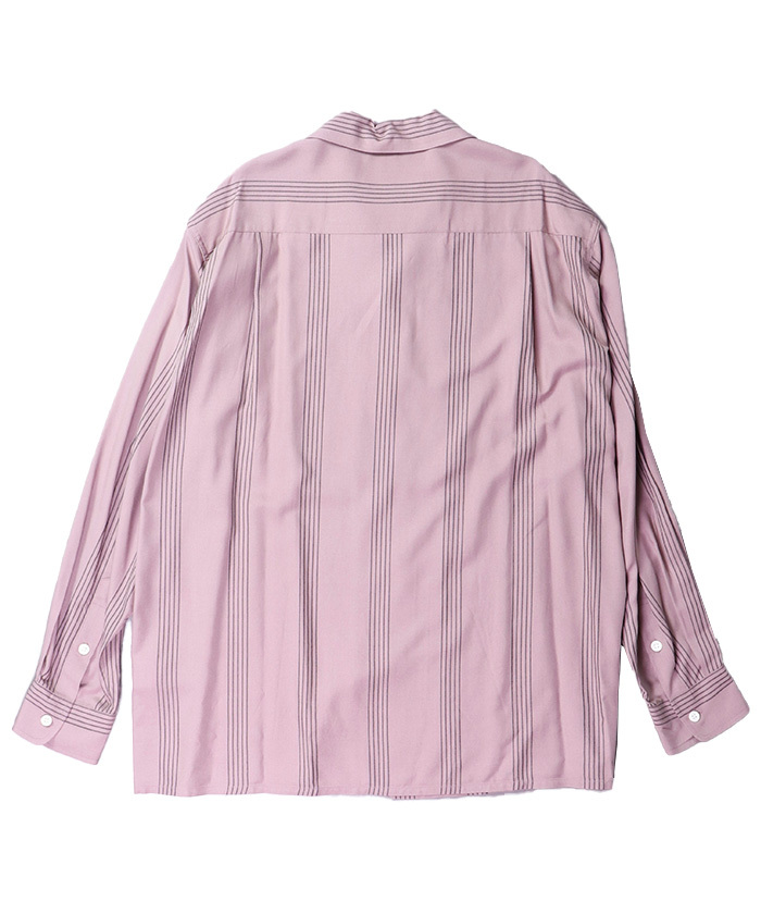 STRIPED OPEN COLLAR SHIRT L/S 24SSE-WMS-OC01(M246G001