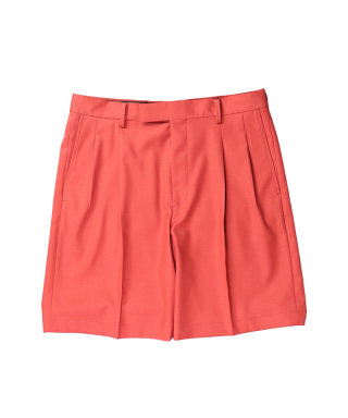DOUBLE PLEATED SHORT TROUSERS ( TYPE-7 )　24SS-WMP-PT07