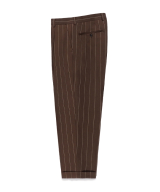 pleated trousers type-2 ダークブラウン　サイズM $_57.JPG?set_id=880000500F