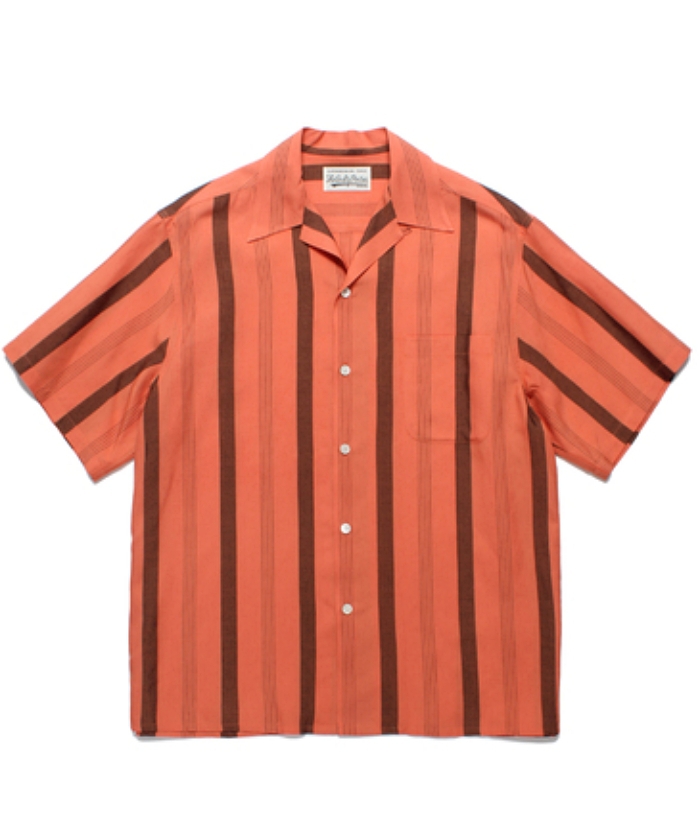 STRIPED OPEN COLLAR SHIRT S/S (TYPE-1) 24SS-WMS-OC08 STRIPED OPEN COLLAR SHIRT S/S (TYPE-1) 24SS-WMS-OC08