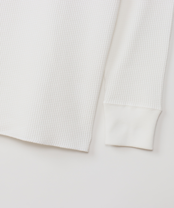 Hanes サーマルトップ ヘンリーネックロングスリーブ HM4-A203