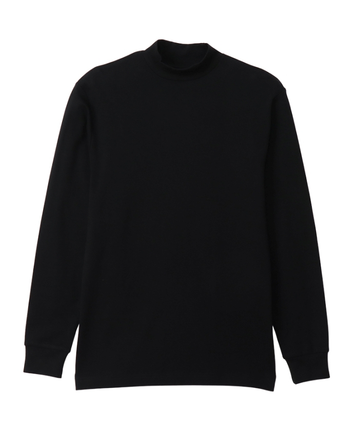 Hanes スエードニット ハイネックロングスリーブTシャツ HM4-A205