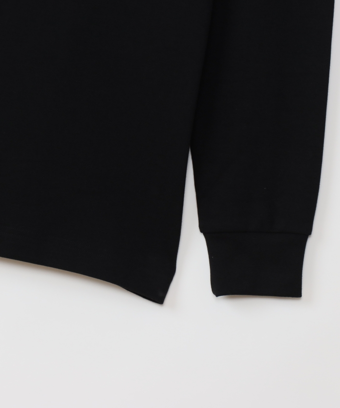 Hanes スエードニット ハイネックロングスリーブTシャツ HM4-A205