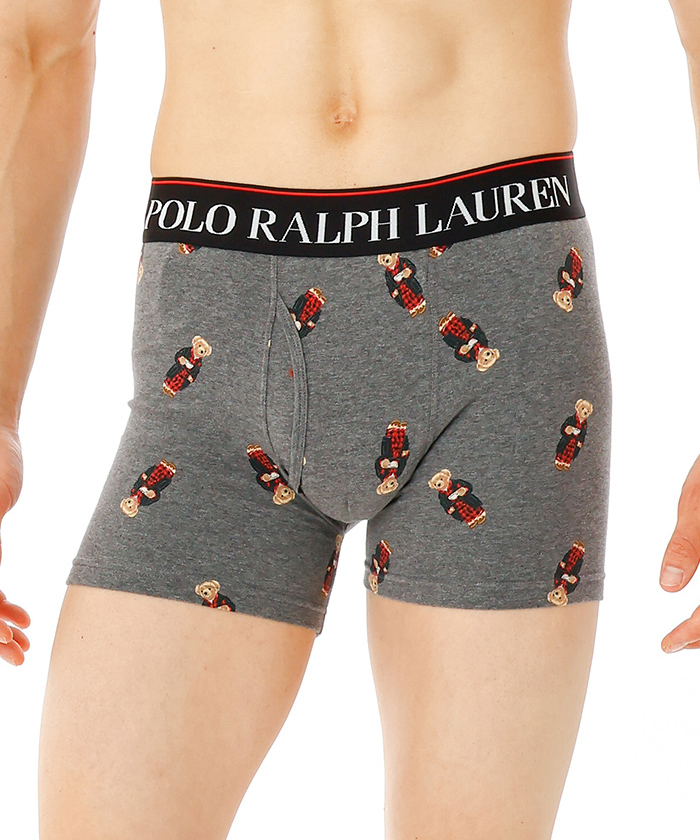 POLO RALPH LAUREN Boxer Brief Fall Morning Robe Bear Printed POLO RALPH LAUREN Boxer Brief Fall Morning Robe Bear Printed
