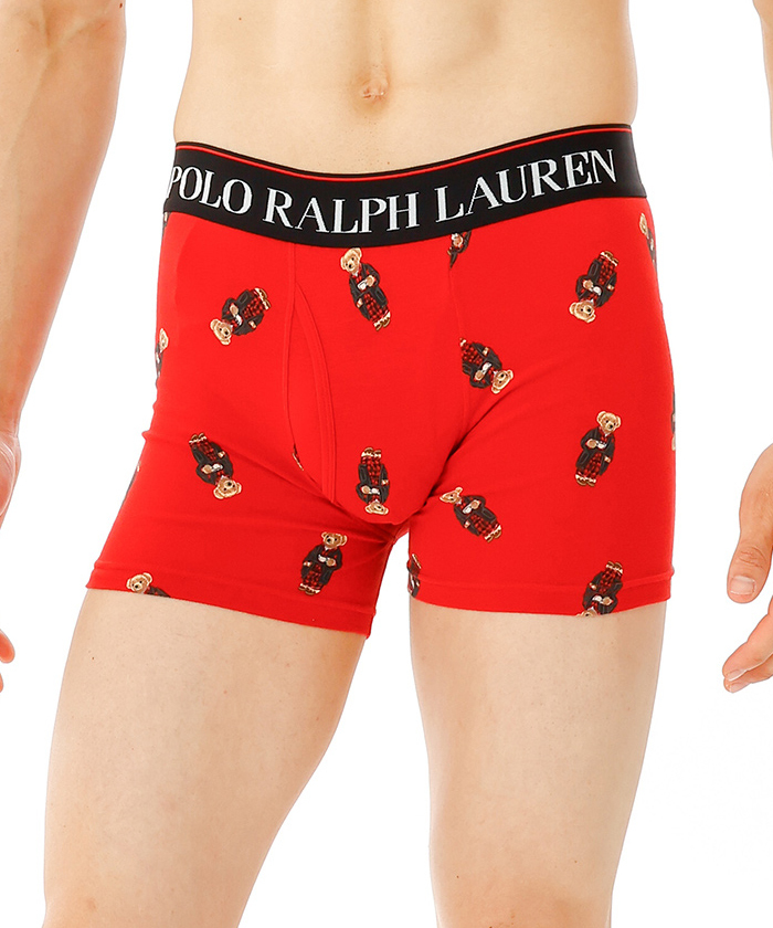 POLO RALPH LAUREN Boxer Brief Fall Morning Robe Bear Printed POLO RALPH LAUREN Boxer Brief Fall Morning Robe Bear Printed