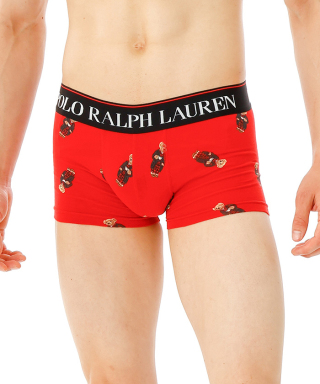 POLO RALPH LAUREN Low Rise Boxer Fall Morning Robe Bear Printed　RM3-A112L