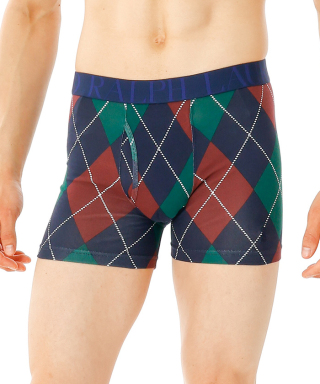 POLO RALPH LAUREN Boxer Brief Argyle Printed　RM3-A113