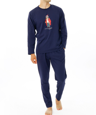 POLO RALPH LAUREN Sleepwear Set Red Toggle Holiday Bear　RM8-A504