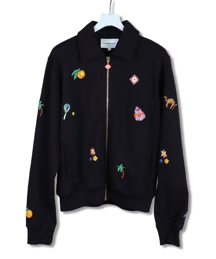 ELEMENTS EN CRAYON EMBROIDERED TRACK JACKET MPF24JTP260 ELEMENTS EN CRAYON EMBROIDERED TRACK JACKET MPF24JTP260