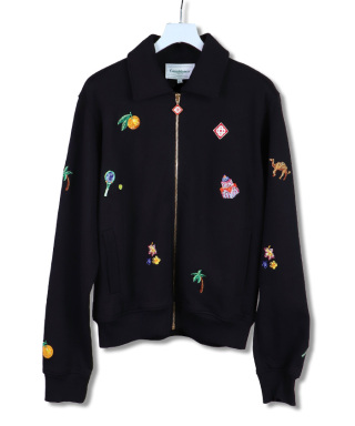 ELEMENTS EN CRAYON EMBROIDERED TRACK JACKET　MPF24JTP260