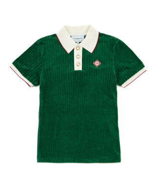 RIB VELOUR POLO　MPS24-JTP-155-01