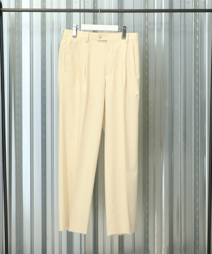 ＳＵＰＥＲ　ＦＩＮＥ　ＴＲＯＰＩＣＡＬ　ＷＯＯＬ　ＳＬＡＣＫＳ Super Fine Tropical Wool Slacks – La Garçonne