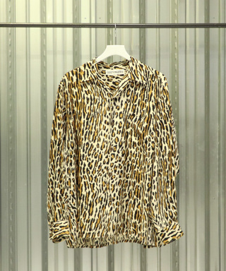 LEOPARD HAWAIIAN SHIRT L/S　24FWE-WMS-HI02