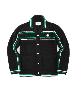 CROCHET EFFECT TENNIS SHACKET　MPF24KW707