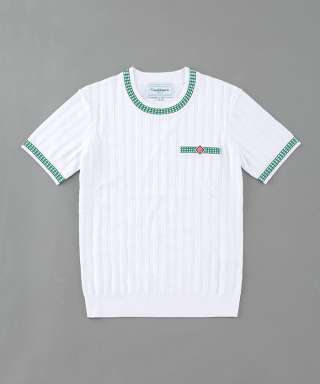 RIB EFFECT CREW TOP　MPF24KW702