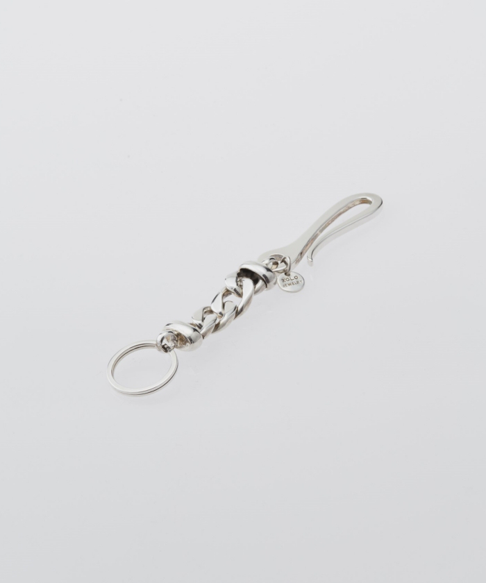 シルバーアクセサリーOCHO(オチョ) Cat Key Hook キーフック Key Hook with Basic Link XOK003(M24D0068)｜HANKYU MEN'S / 阪急メンズ