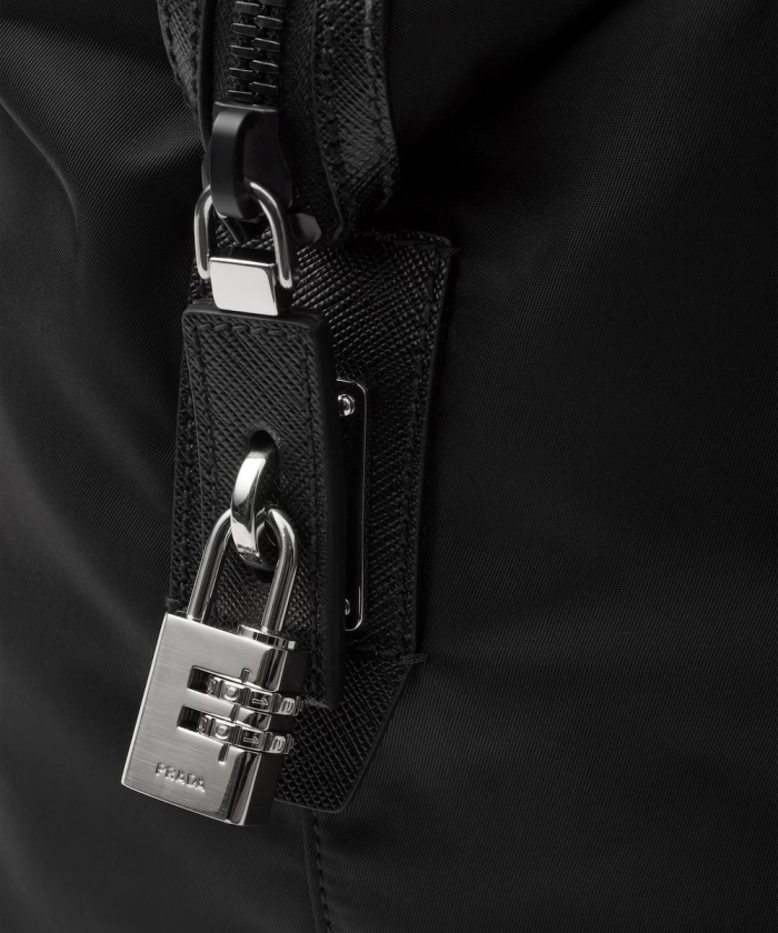 Re-Nylon xサフィアーノレザー ダッフルバッグ Re-Nylon xサフィアーノレザー ダッフルバッグ
