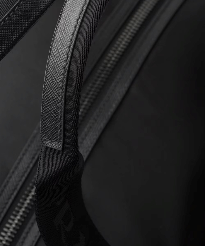 Re-Nylon xサフィアーノレザー ダッフルバッグ Re-Nylon xサフィアーノレザー ダッフルバッグ