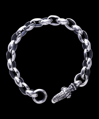 シルクリンクブレスレット-（プレーンサークル）　MFB-0040S-PC-M