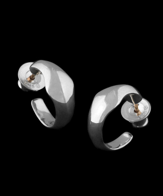 シルクフープイヤリング-（ピアス）　MFE-0020