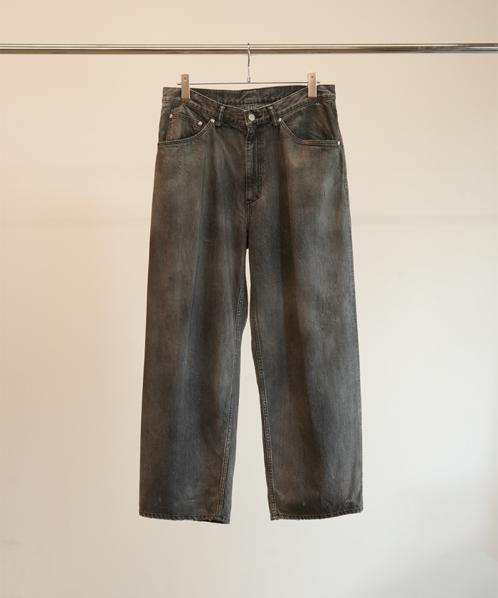 パンツ AGING STRAIGHT 5P DENIM PANTS ANC-PT78 ANCELLM / AGING STRAIGHT 5P DENIM PANTS / ANC-PT78 | POETRY