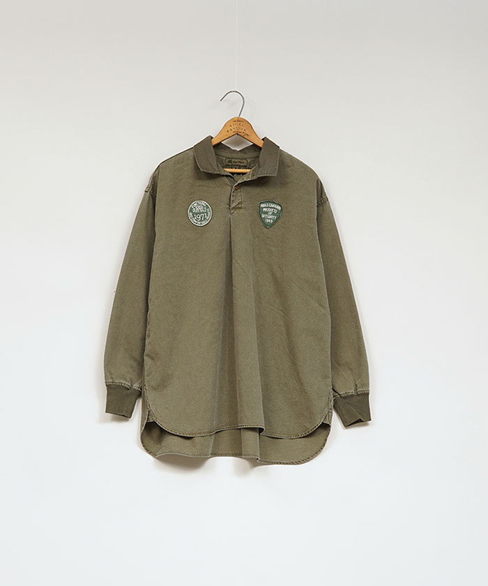 RUGGER SHIRT PIGMENT FADE 80500010008(M2520042)｜HANKYU MEN'S