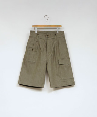 BATTLE DRESS SHORT 10oz DENIM　80500051030