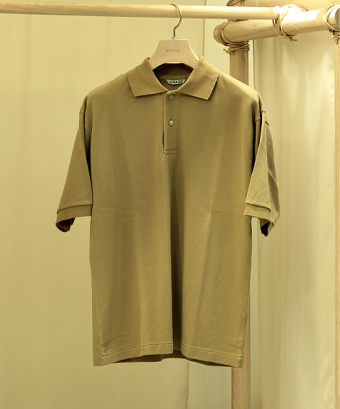 PIMA COTTON HEAVY PIQUE POLO A25SP01SK(M2520250)|HANKYU PIMA COTTON HEAVY PIQUE POLO A25SP01SK(M2520250)|HANKYU