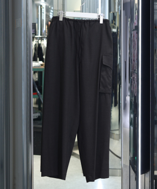 Washed Wool Voile Side Seamless 4P Pants　BHS25S009WV