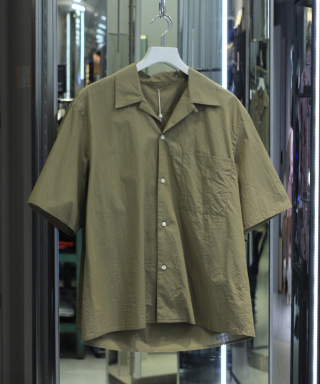 Chambray Open-Collar Shirt　BHS25S021
