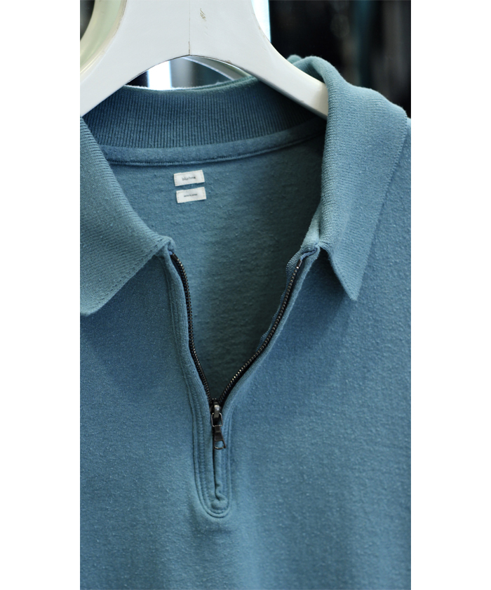 Co/Silk Nep Harf-Zip Shirt BHS25S037(M2520352)｜HANKYU MEN'S