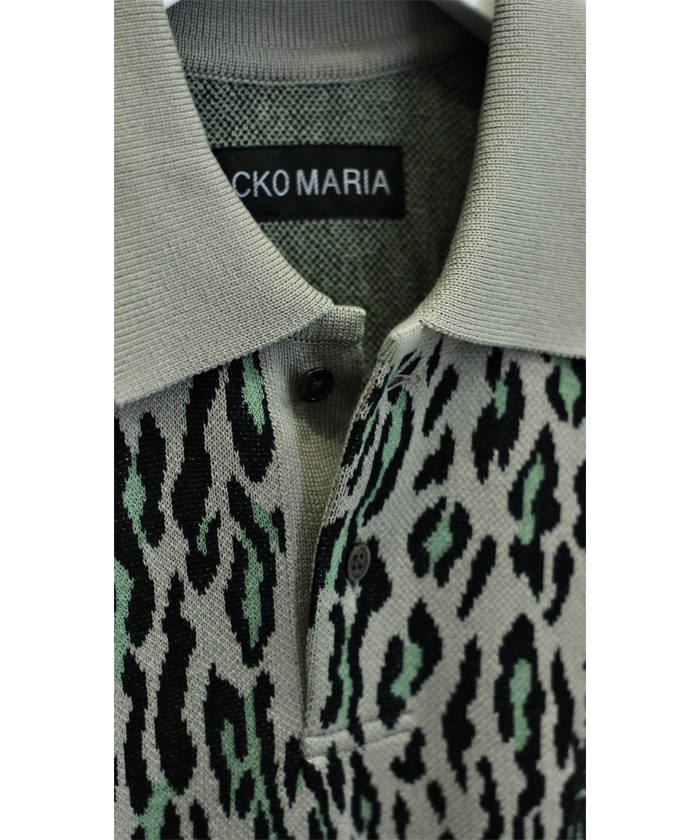 LEOPARD KNIT POLO SHIRT（TYPE-2） 25SS-WMK-KN23(M2520391)｜HANKYU