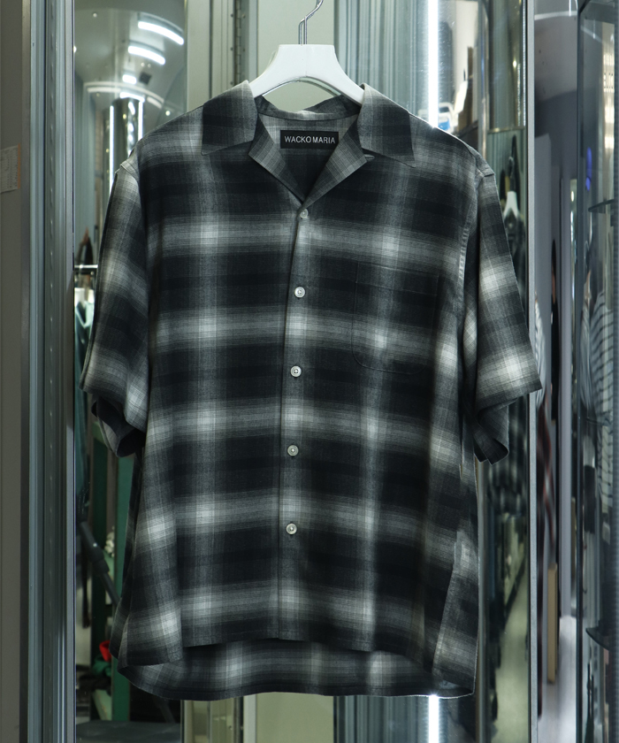 ワコマリア25ss オンブレチェックカラーシャツS/S GRAY S ワコマリア25ss オンブレチェックカラーシャツS/S GRAY S - メルカリ