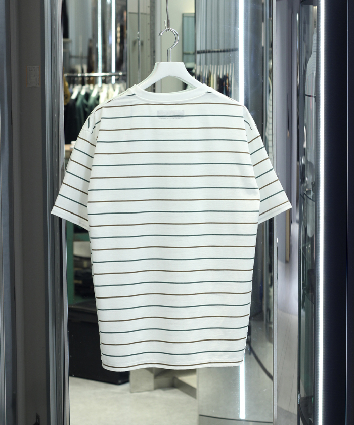 STRIPED CREW NECK T-SHIRT（TYPE-2） 25SS-WMT-SS02(M2520406