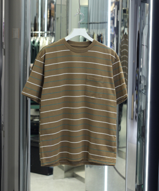 STRIPED CREW NECK T-SHIRT（TYPE-2）　25SS-WMT-SS02