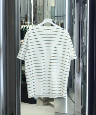 STRIPED CREW NECK T-SHIRT（TYPE-2）　25SS-WMT-SS02