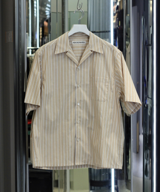 STRIPED OPEN COLLAR SHIRT S/S（TYPE-3）　25SS-WMS-OC19