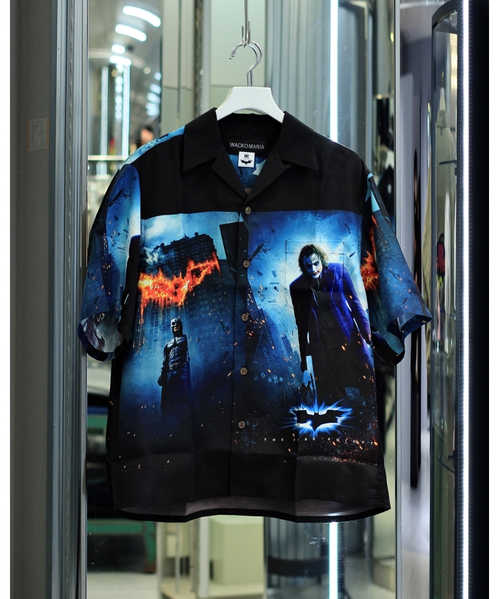 THE DARK KNIGHT TRILOGY / S/S HAWAIIAN SHIRT(TYPE-2) TDKT THE DARK KNIGHT TRILOGY / S/S HAWAIIAN SHIRT(TYPE-2) TDKT