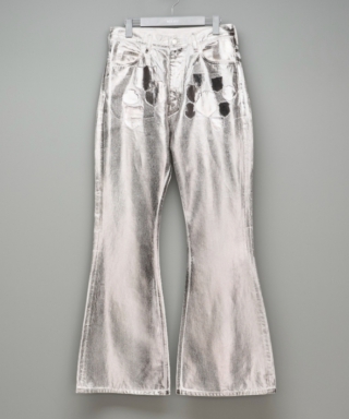 "MASU BOYS" EMBLEM BELL-BOTTOM JEANS　B25K6PT006