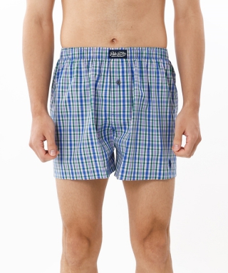 Woven Boxer Lagoon Plaid　RM4-B102