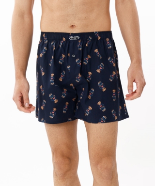 Woven Boxer Core Flag Sweater Bear　RM4-B203