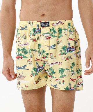 Woven Boxer Bear On Holiday　RM4-B204