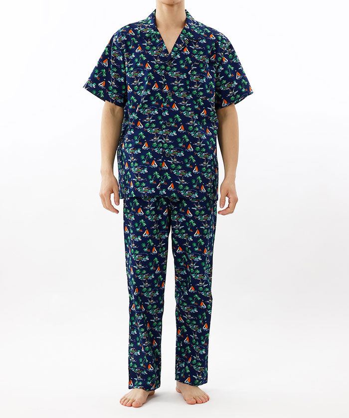 Pajama Island Scenic Printed RM6-B202(M2530050)｜HANKYU MEN'S