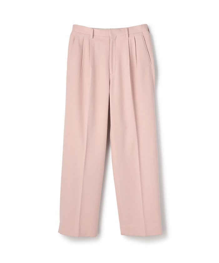 BRUSHED SUPER FINE WOOL FLANNEL SLACKS A24AP02KF(M253Y023