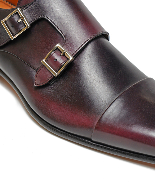 ダブルモンクストラップシューズ(M253Y056)｜HANKYU MEN'S / 阪急メンズ