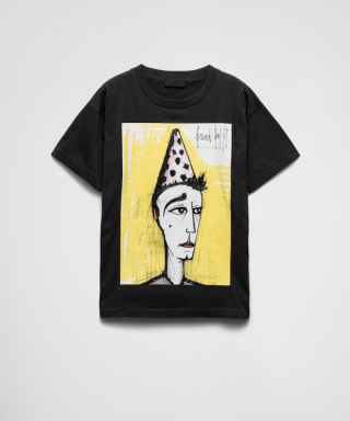 プリントジャージー Tシャツ　UJN926_16R6_F04DQ_S_OOO
