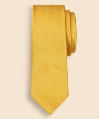 シルク ソリッド レップタイ Made in USA